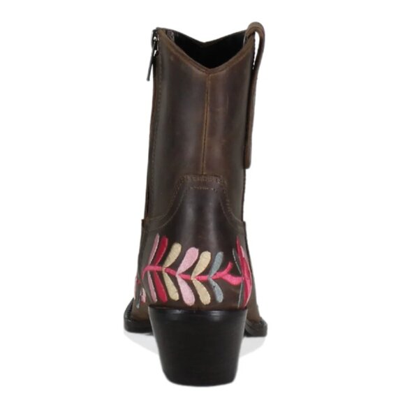 NEW DIBA TRUE Leather Cains Ville Western Booties IN brown  for women 825 4m2 - Picture 11 of 14